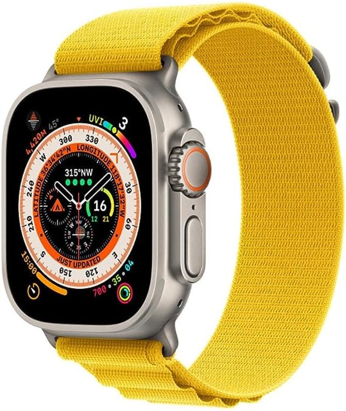 MARGOUN For Apple Watch Band 41mm 40mm 38mm Alpine Nylon Woven Sport Strap With Microfiber Cleaning Cloth Compatible For iWatch Series 8/7/SE/6/5/4/3/2/1 - A08
